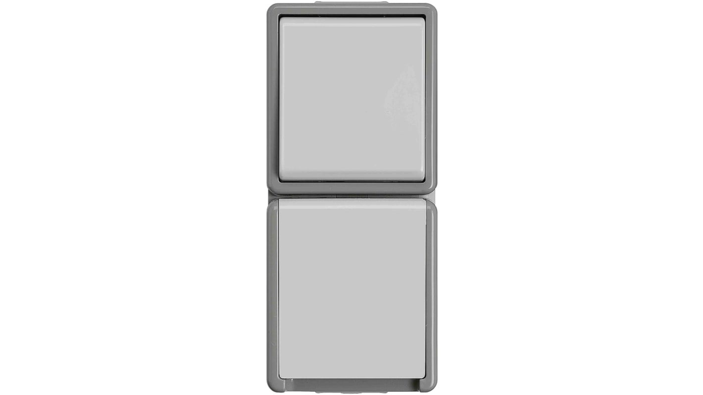 Siemens Grey Rocker Light Switch, 5TA4