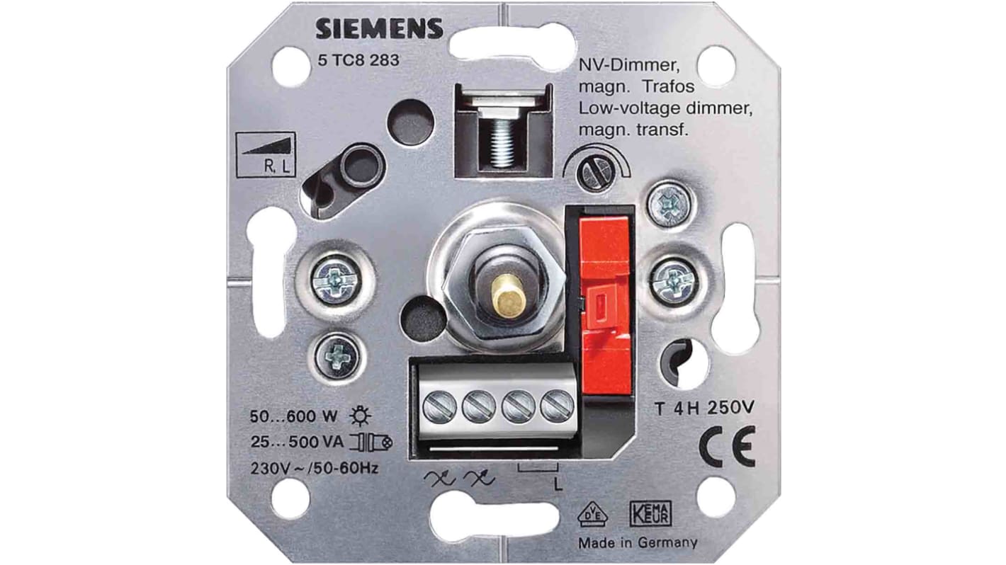Interruttore dimmer 1 via vie Siemens 5TC8283, 60-600W