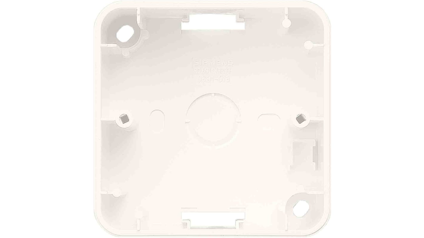 Siemens 5TG1 White Plastic Electrical Enclosure, IP20, 1 Gangs, 1x80x80x42.5mm