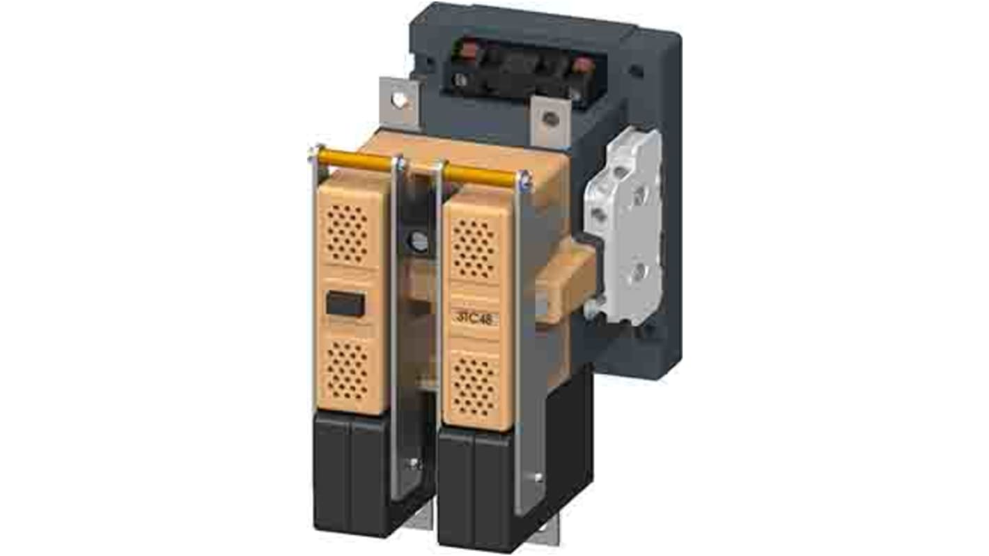 Siemens SIRIUS Innovation Contactor, 300 V Coil, 2-Pole, 7.5 A, 38 kW, 2NO + 2NC