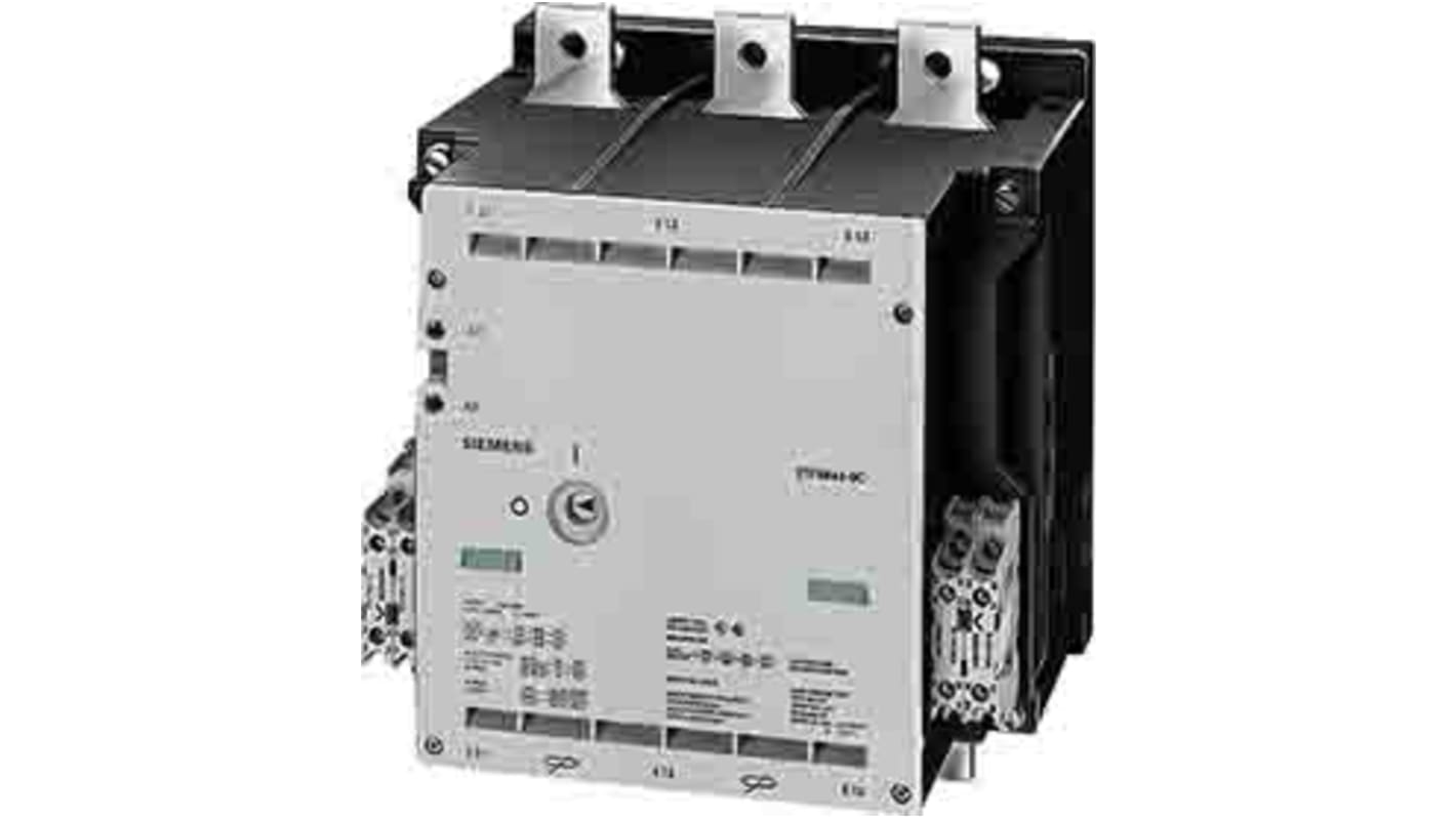 Siemens SIRIUS Innovation Leistungsschütz 132 V-Spule, 3 -polig / 630 A 335 kW 4NO + 4NC