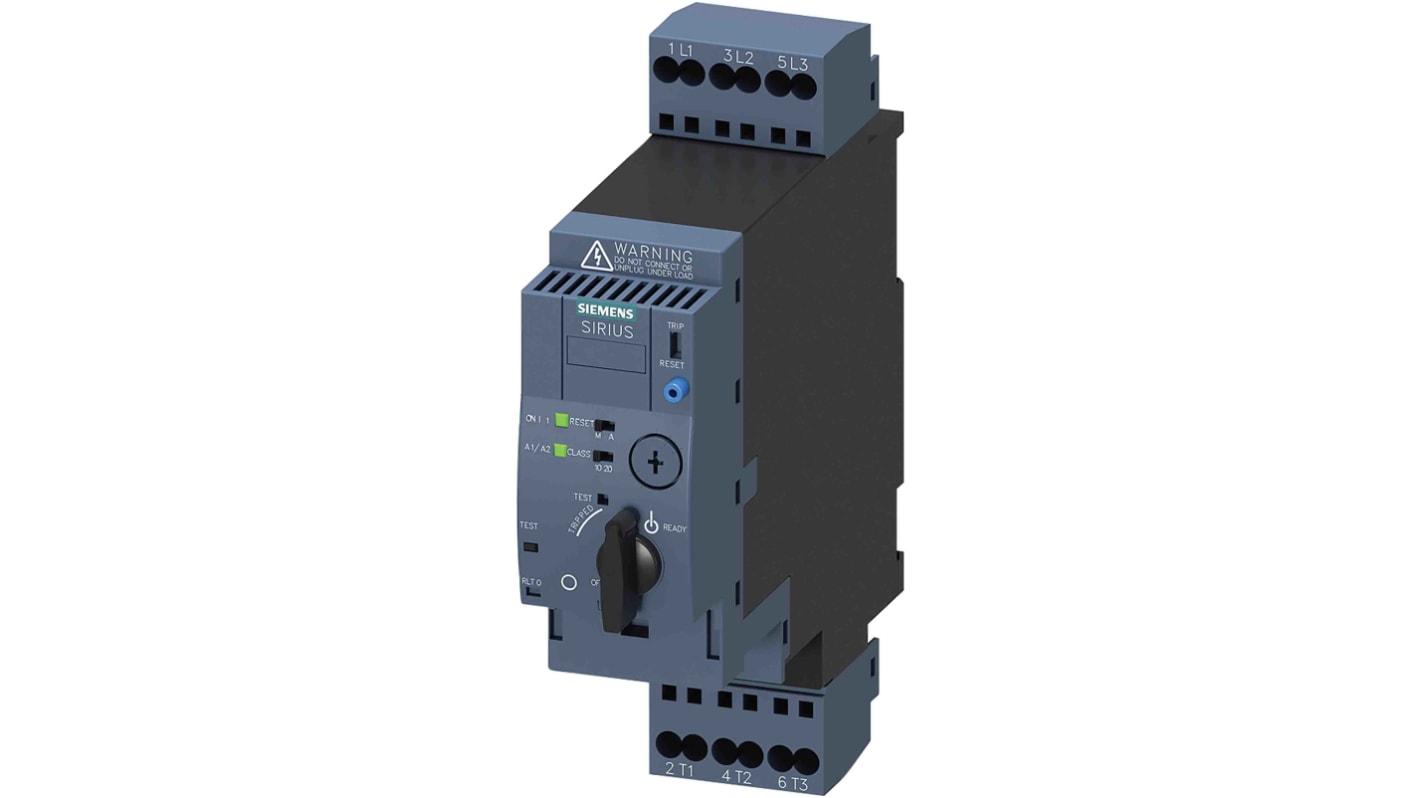 Siemens SIRIUS Direktstarter 3-phasig 3 kW, 690 V ac / 3,8 A, Automatisch, manuell