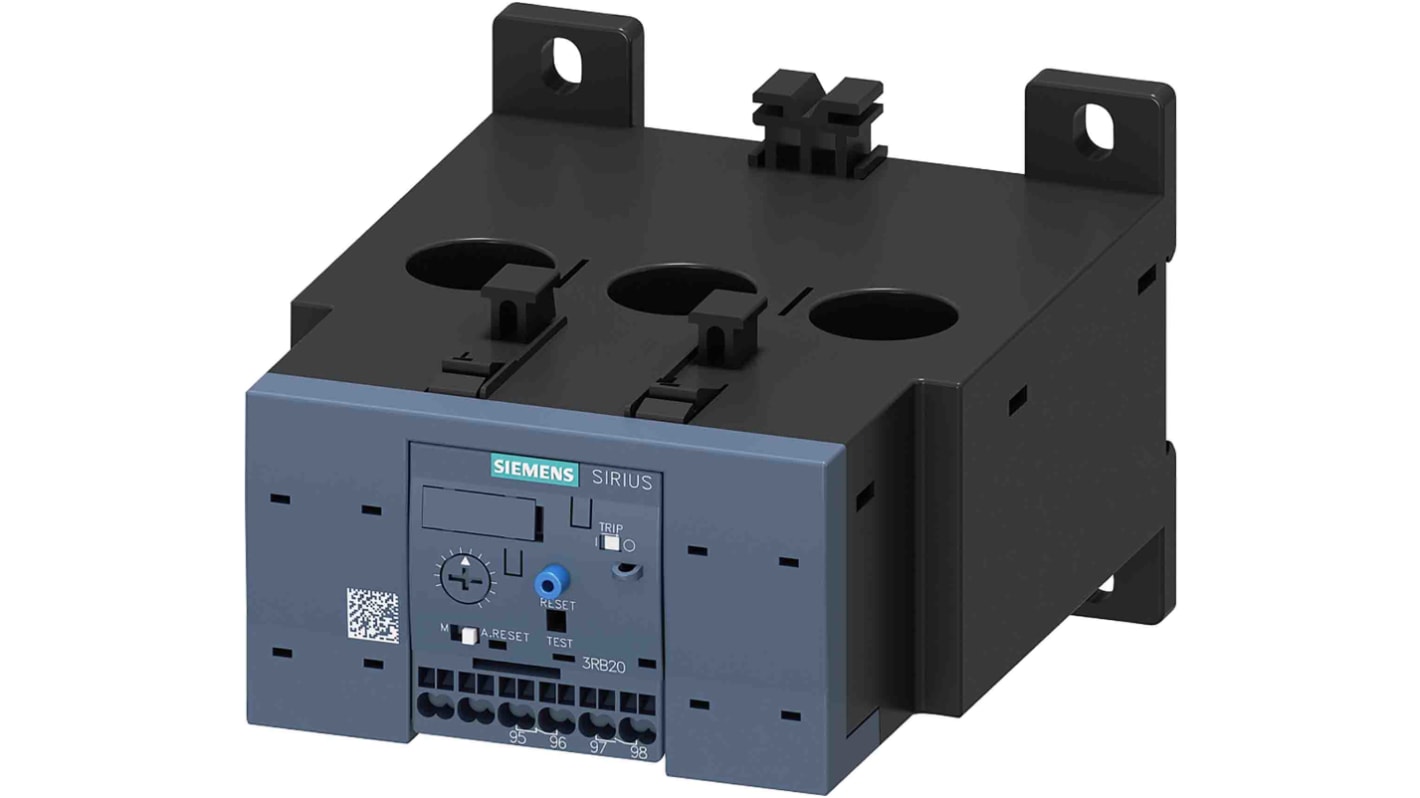 Siemens 3RB Overload Relay 1NC + 1NO, 50 → 200 A F.L.C, 200 A Contact Rating, 200 Vac, 3P, SIRIUS