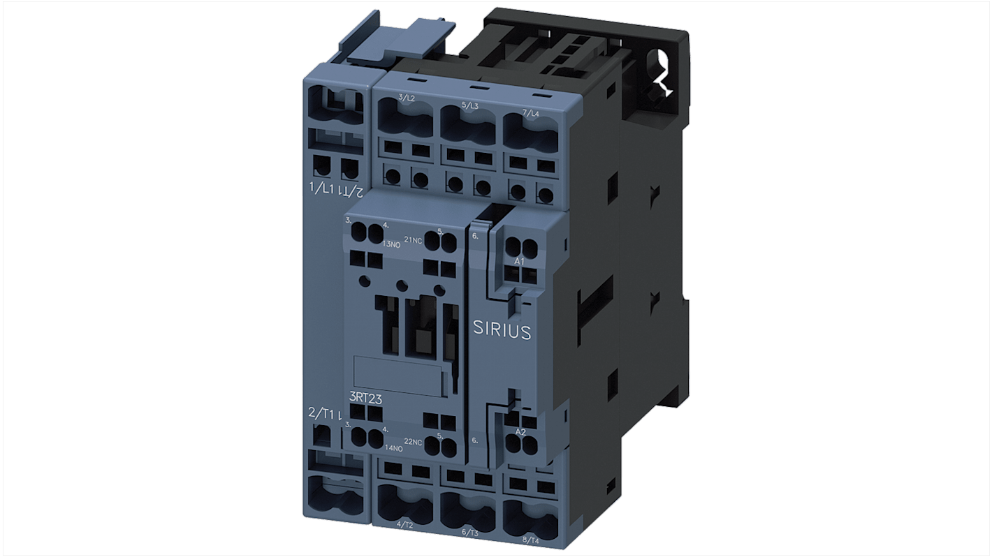 Stycznik 230 V AC Siemens styki: 4 7,5 kW 35 A 1NC + 1NO 3RT2325-2AP00