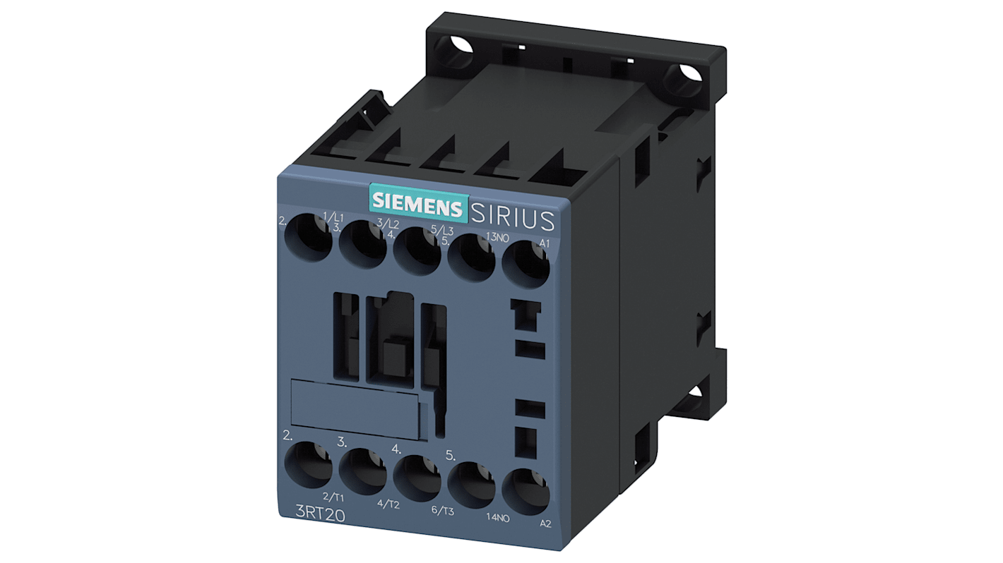 Stycznik Siemens styki: 3 5,5 kW 1NO 3RT2017-1AR61