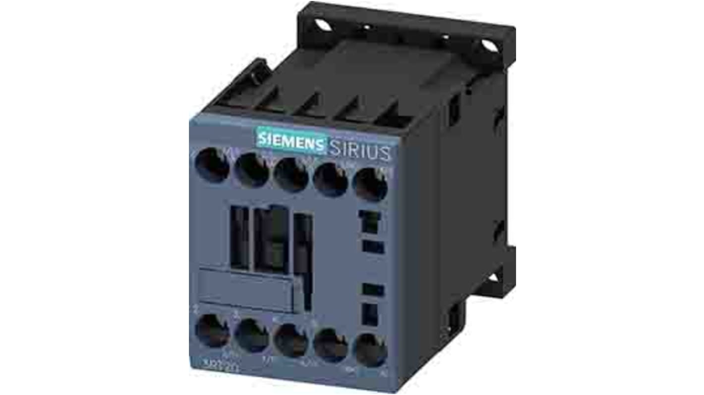 Siemens SIRIUS Leistungsschütz 24 V dc-Spule, 3 -polig / 9 A 4 kW 1 Schließer