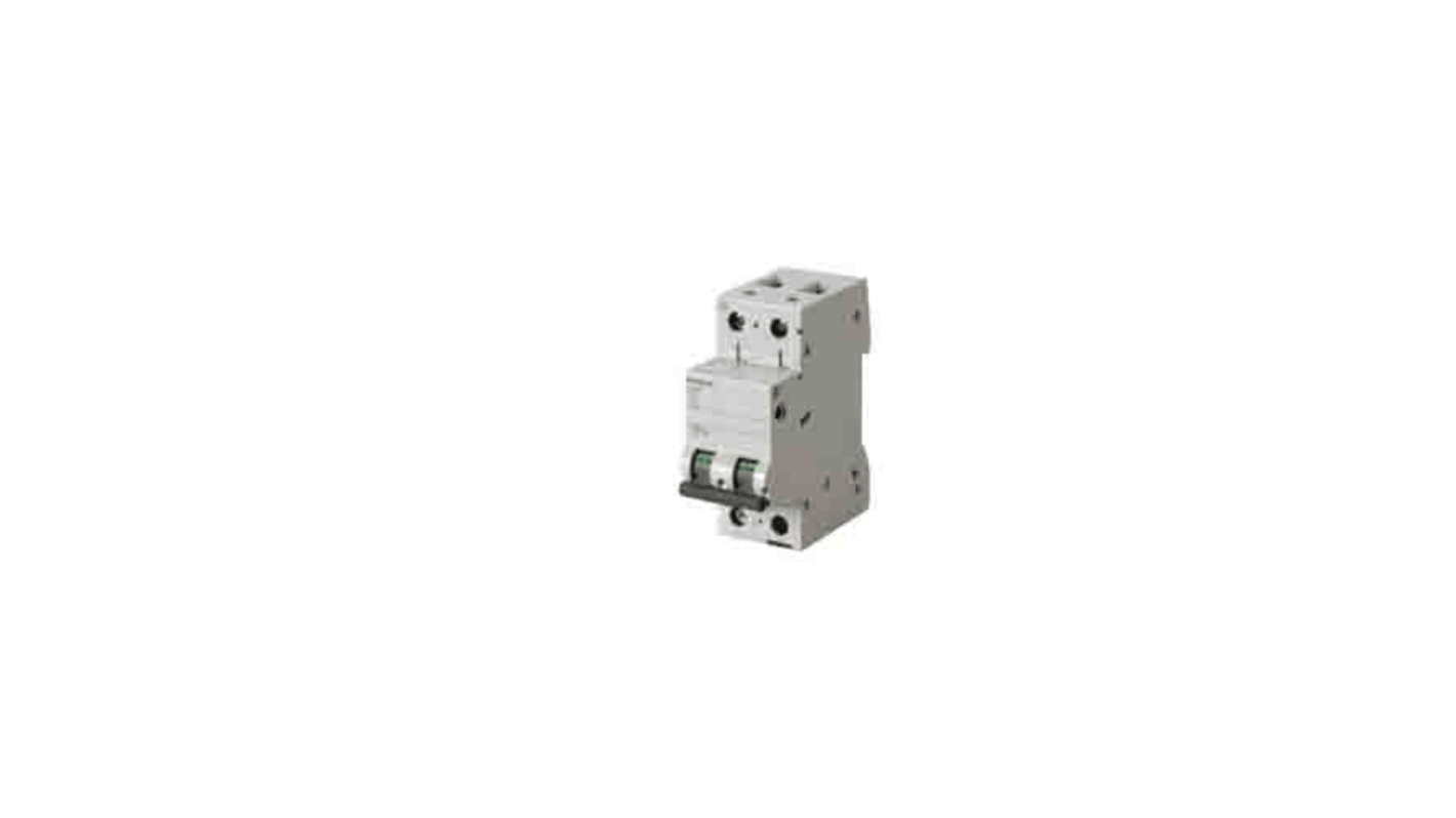 Siemens SENTRON 5SL6 MCB, 1+N, 300mA Curve C, 230V AC, 72V DC