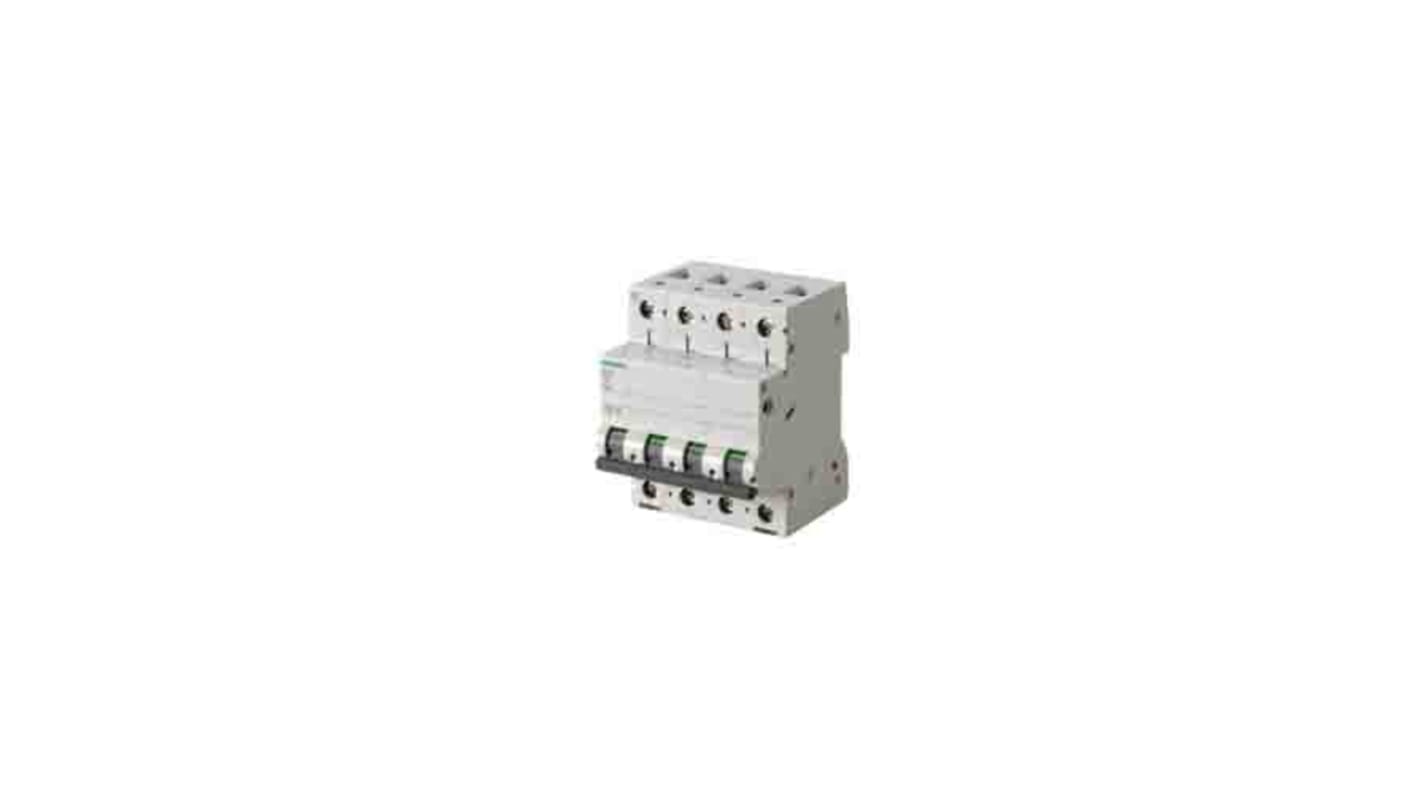 Siemens SENTRON 5SL6 MCB, 3+N, 20A Curve C, 400V AC, 72V DC