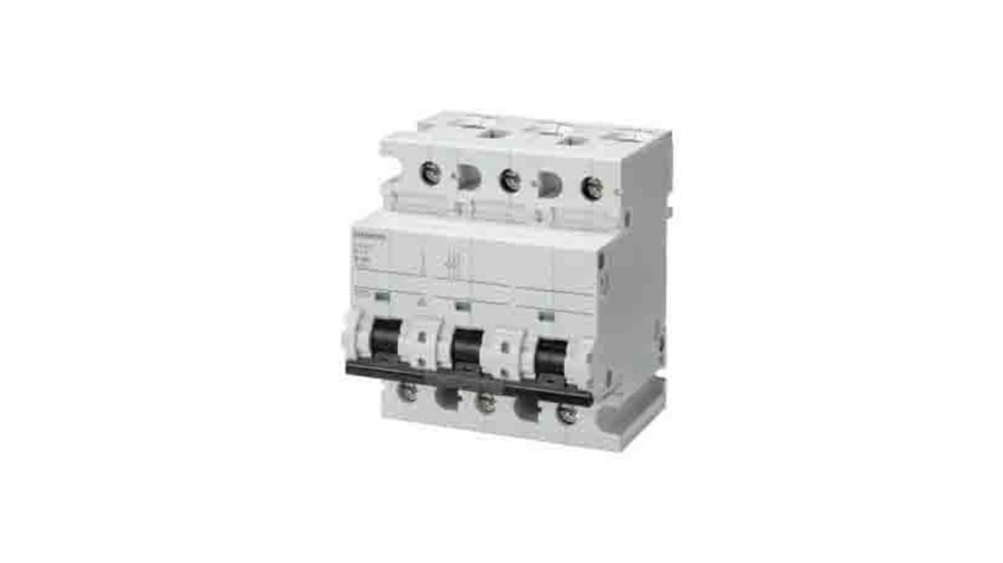 Siemens SENTRON 5SP4 MCB, 3P, 125A Curve C, 400V AC