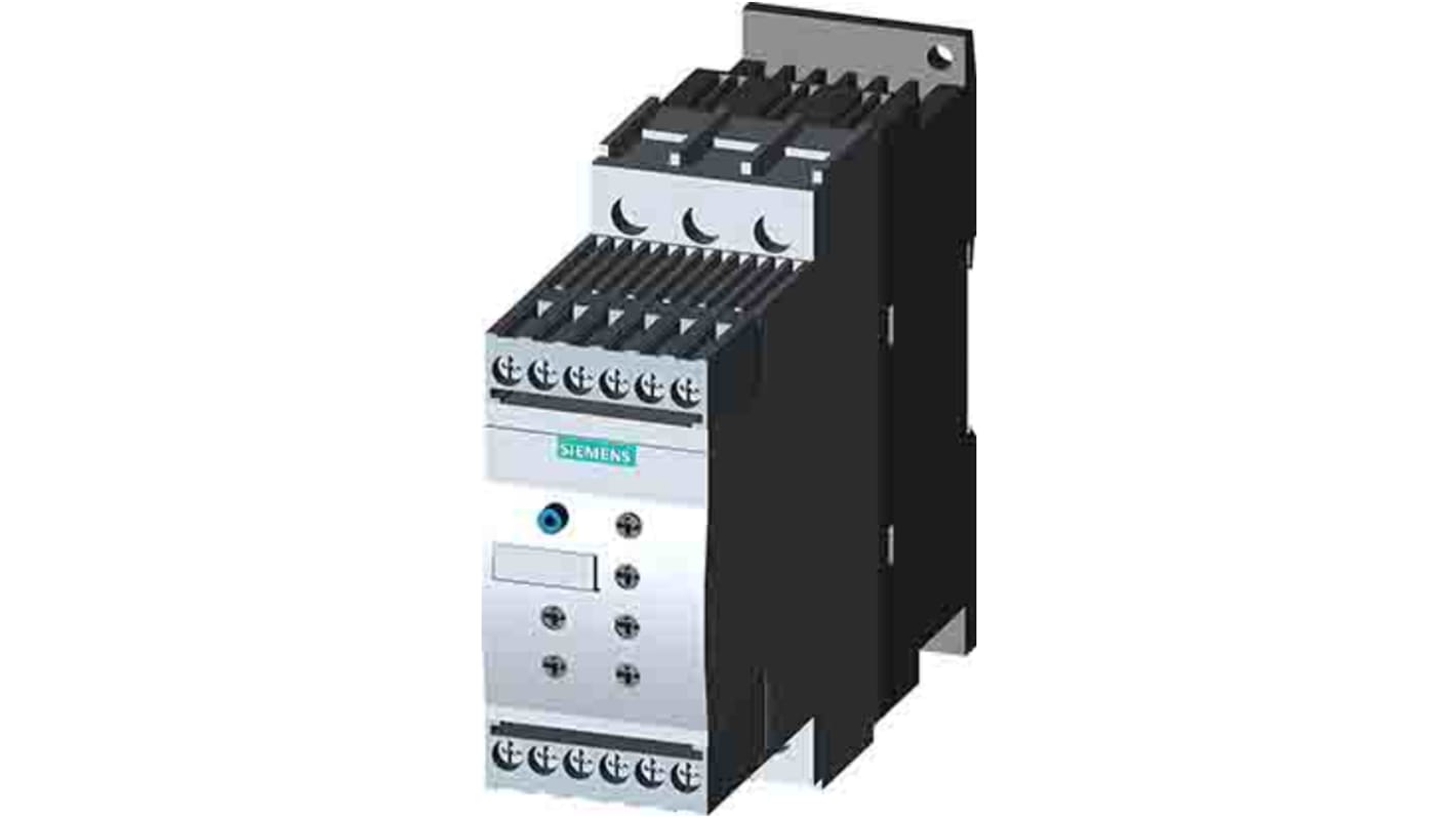 Siemens SIRIUS 3RW Soft Starter, , 15 kW, 500 V ac, 3 Phase
