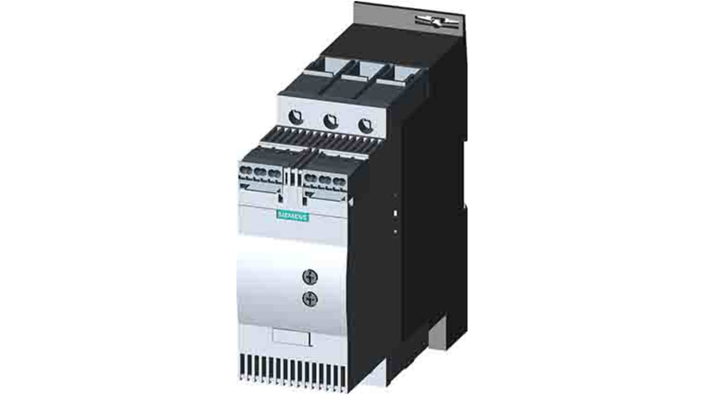 Démarreur moteur progressif, triphasé Siemens, 37 kW 400 V 72 A