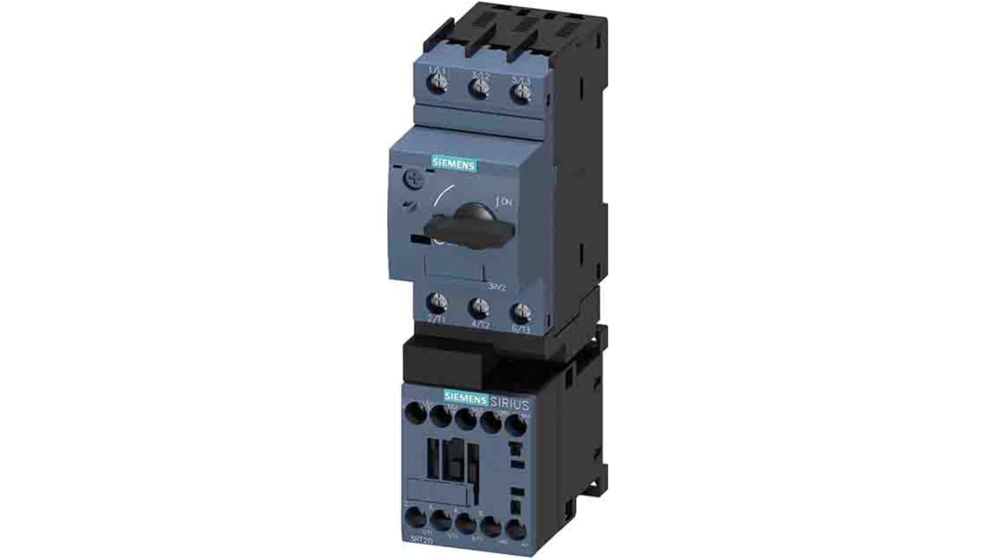 Siemens SIRIUS 3RA Load Feeder, DOL, 1.5 kW, 690 V ac, 1, 3 Phase, IP20