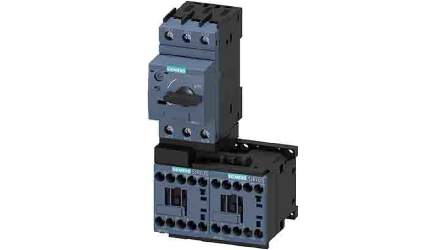 Arrancador directo Siemens SIRIUS, 0,44 A, 690 V ac, 120 W, mono, trifásico, IP20