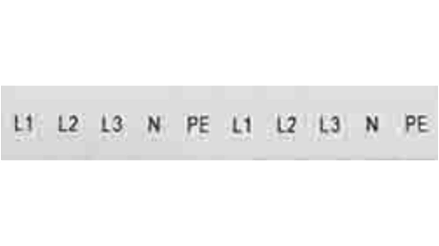 Etiqueta de inscripción 8WH para uso con Bloques terminales