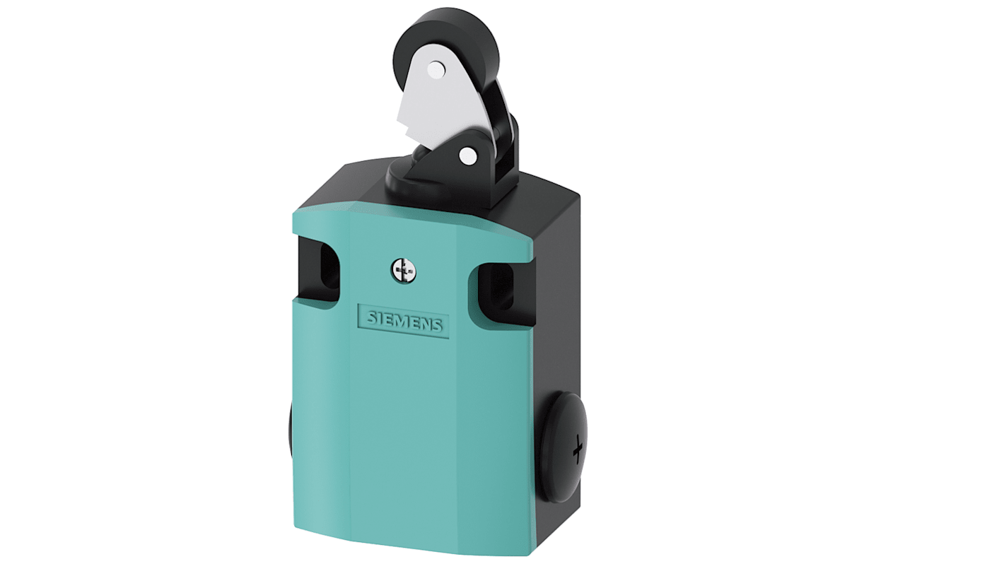 Siemens 3SE5 Series Roller Limit Switch, 2NC/1NO, IP66, IP67, Metal Housing, 400V ac Max, 4A Max