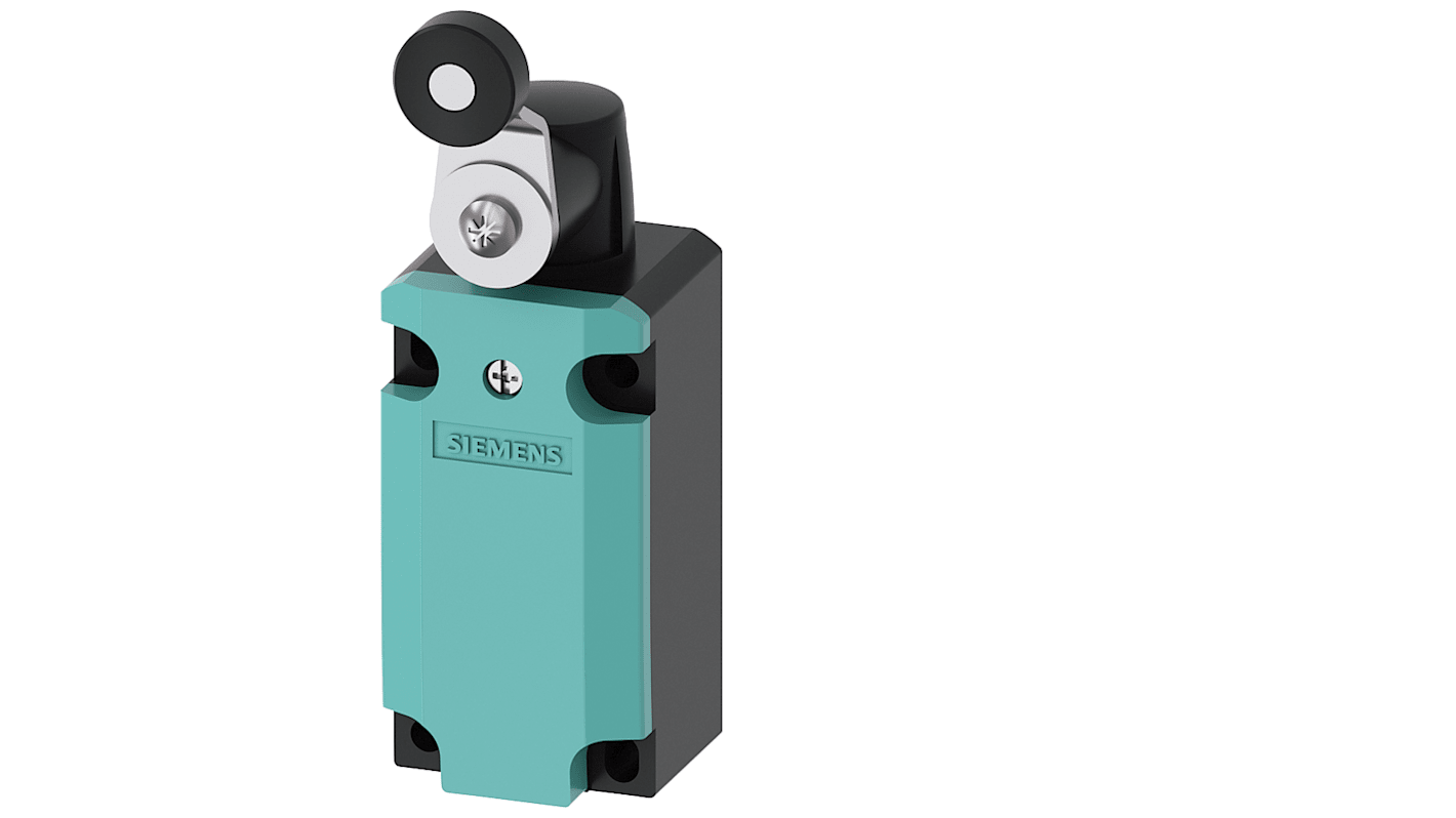 Siemens 3SE5 Endschalter, Rollenhebel, 2 Schließer / 1 Öffner, IP66, IP67, Kunststoff, 4A