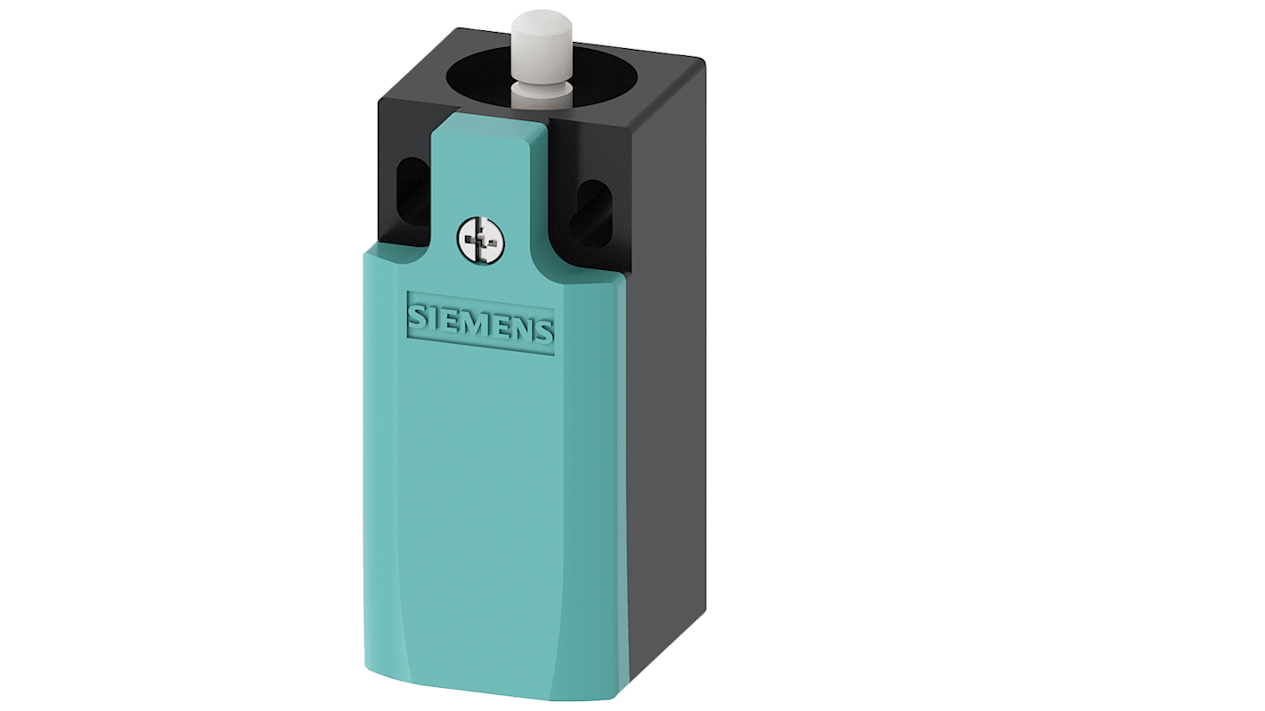 Siemens 3SE5 Series Plunger Limit Switch, 1NC/1NO, IP65, Plastic Housing, 400V ac Max, 4A Max