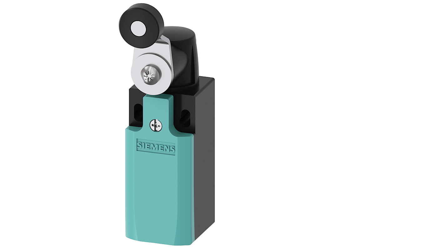 Siemens 3SE5 Series Roller Limit Switch, 1NC/1NO, IP65, Plastic Housing, 400V ac Max, 4A Max