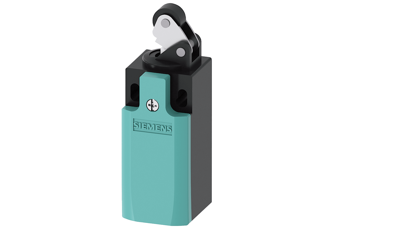 Siemens 3SE5 Series Roller Limit Switch, 2NC/1NO, IP65, Plastic Housing, 400V ac Max, 4A Max