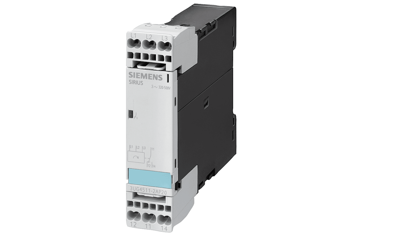 Siemens Phase Monitoring Relay, 3 Phase, SPDT