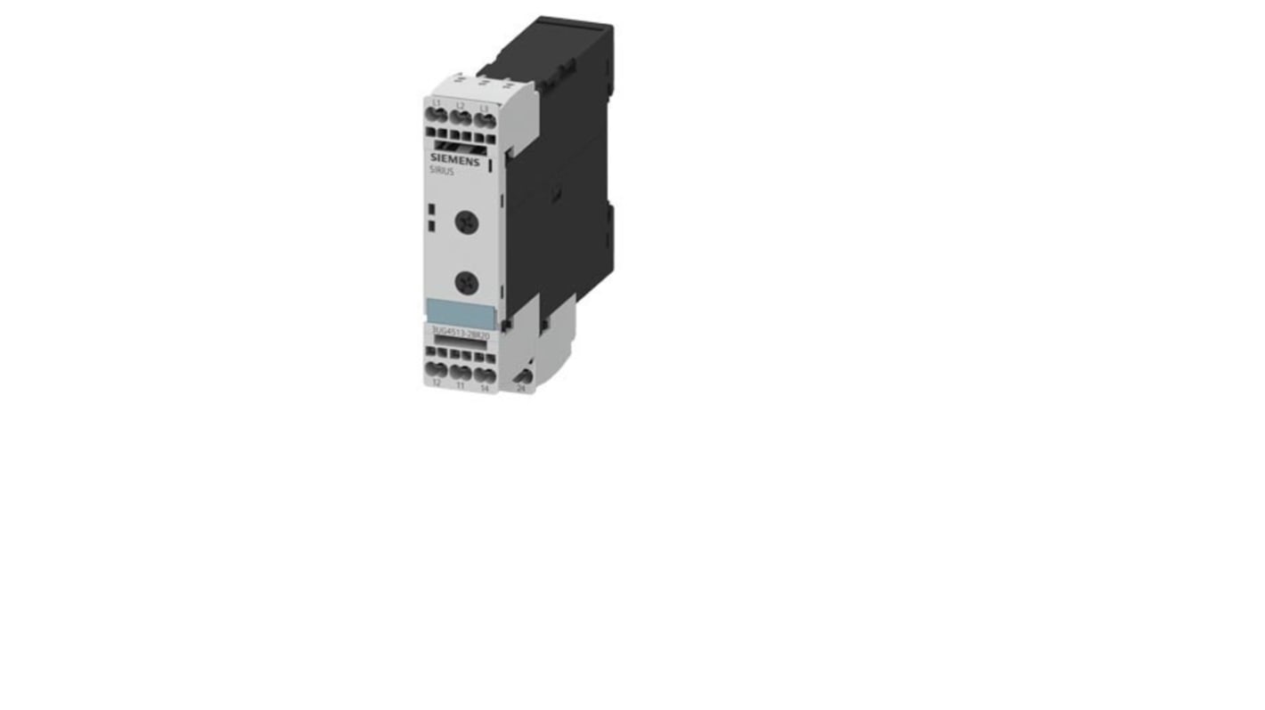 Siemens Phase Monitoring Relay, 3 Phase, DPDT