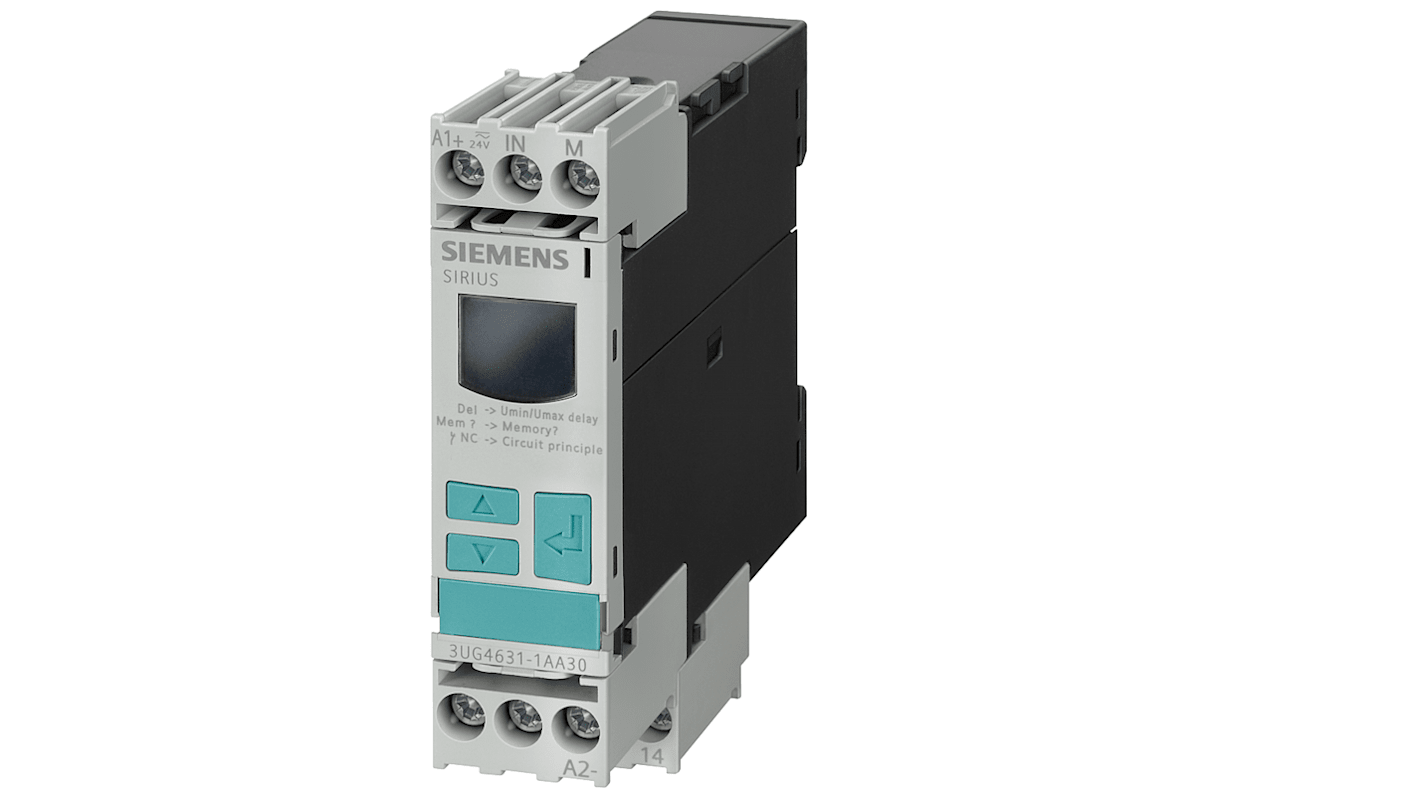 Relé de supervisión de Tensión Siemens serie 3GU, SPDT, 1 fase