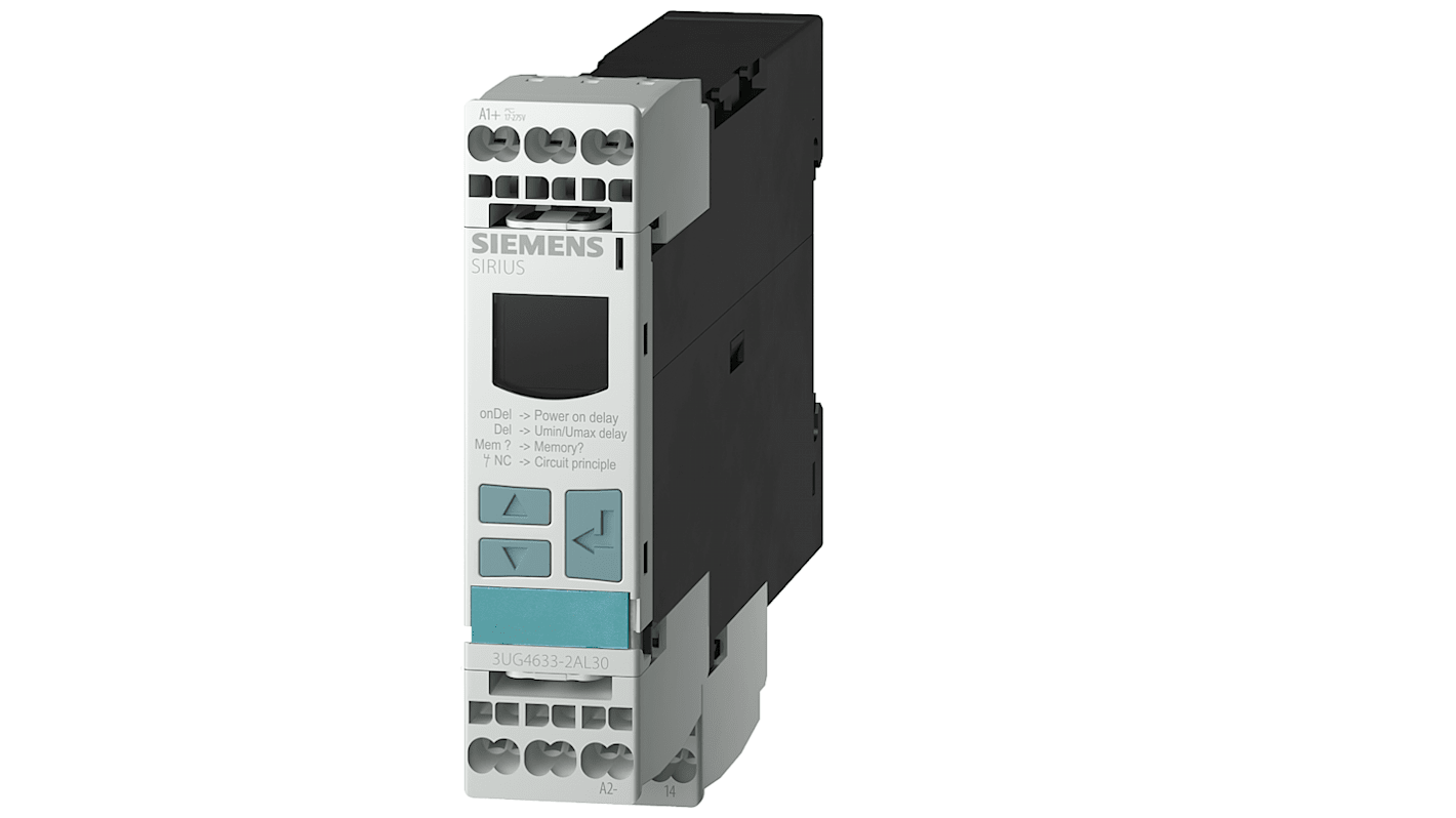 Relé de supervisión de Tensión Siemens serie 3GU, SPDT, 1 fase