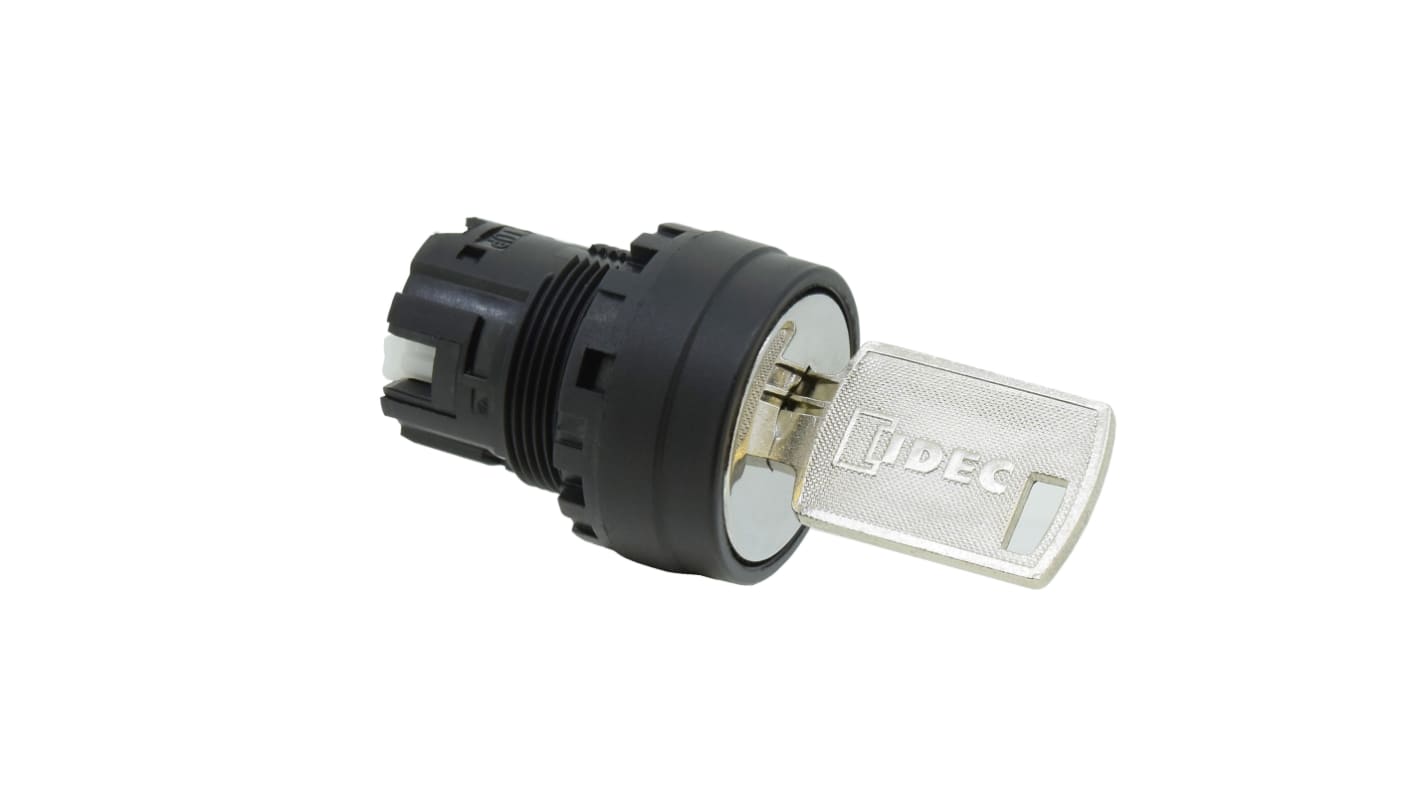 Cabezal de interruptor de llave YW1K-21B Idec, 2 Posiciones