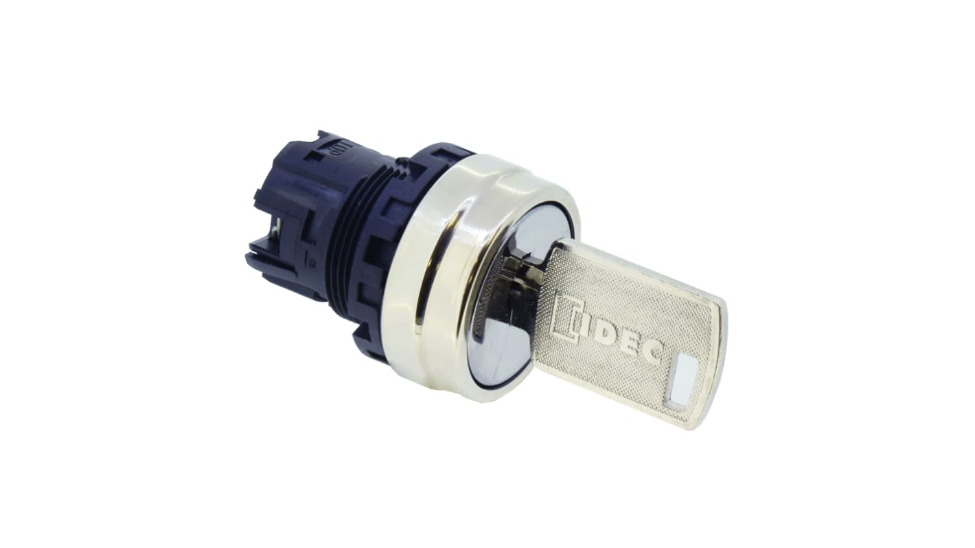 Idec YW4K 3-position Key Switch Head, Illuminated