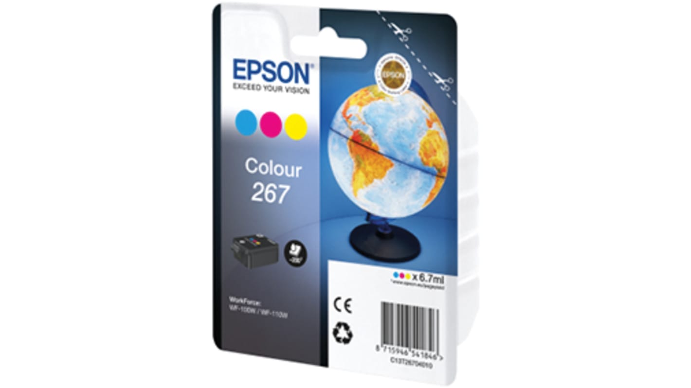 Epson C13T26704010 Cyan, Magenta, Yellow Ink Cartridge