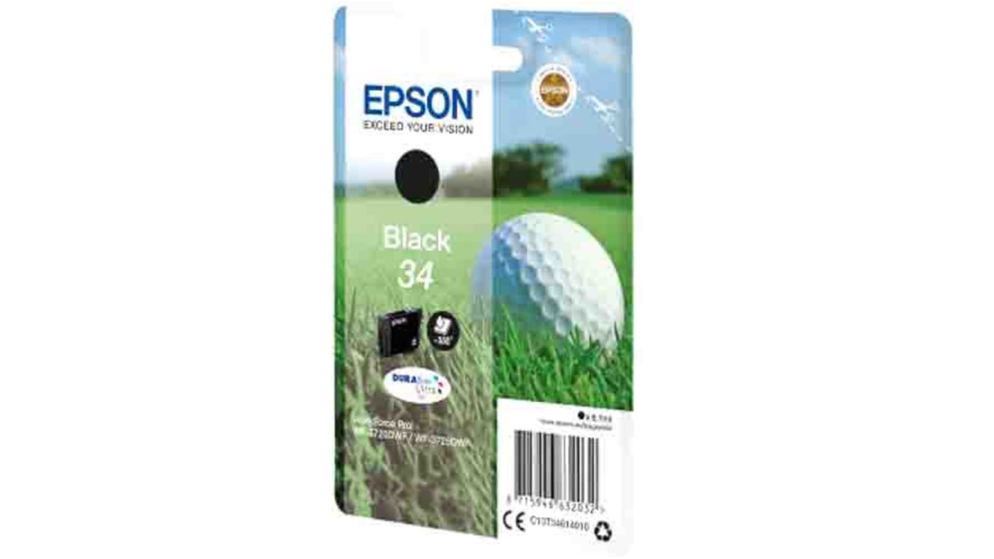 Epson C13T34614010型号墨盒黑色墨盒 约可打印350页