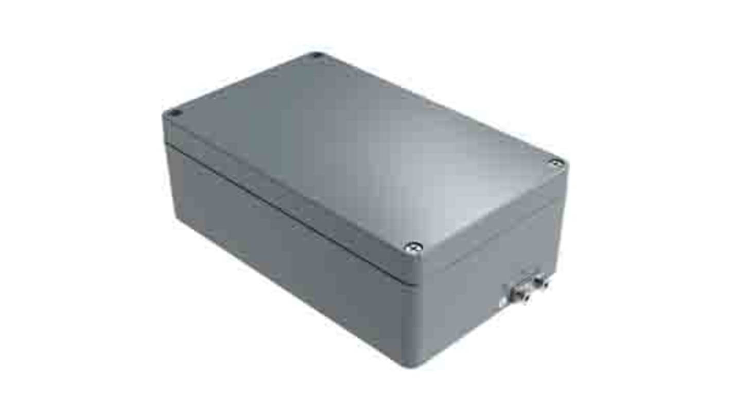 Contenitore RS PRO in Alluminio pressofuso 91 x 160 x 160mm, col. Grigio, IP66, schermato