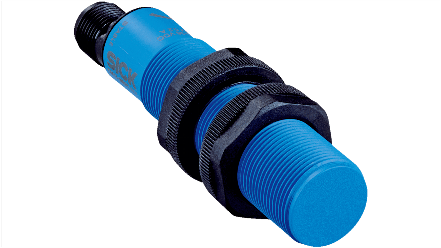 Rs-Online Sensore di prossimità Cilindro filettato SICK M18 rilevamento 8 mm 10 → 30 V c.c