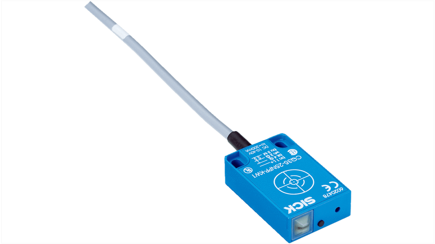 Rs-Online Sensore di prossimità a parallelepipedo SICK rilevamento 25 mm 10 → 30 V c.c