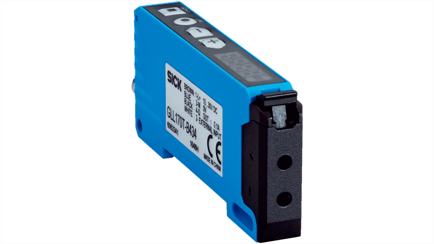 SICK Glass, Plastic Fibre Optic Sensor 0 to 400 (Proximity System) mm, 0 → 1320 (Through-Beam System) mm, NPN,
