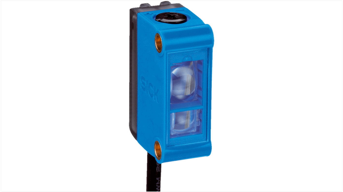 SICK Contrast Sensors 12.5 mm, , NPN, PNP, 50 mA, 12 → 24 V dc, IP67
