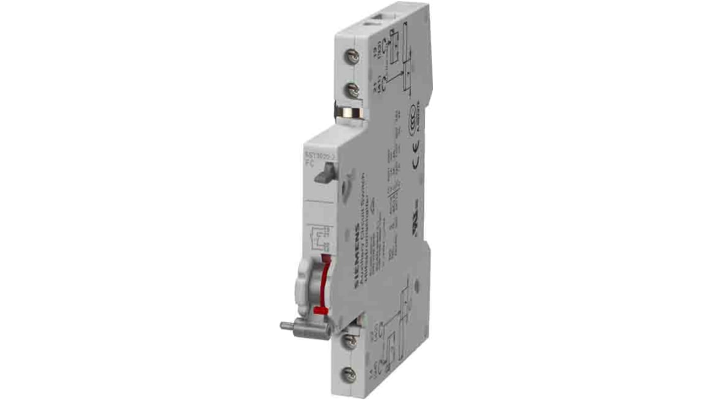 Siemens 5ST3 Fehlersignal 2-polig SENTRON, 2 Schließer DIN-Schienenmontage