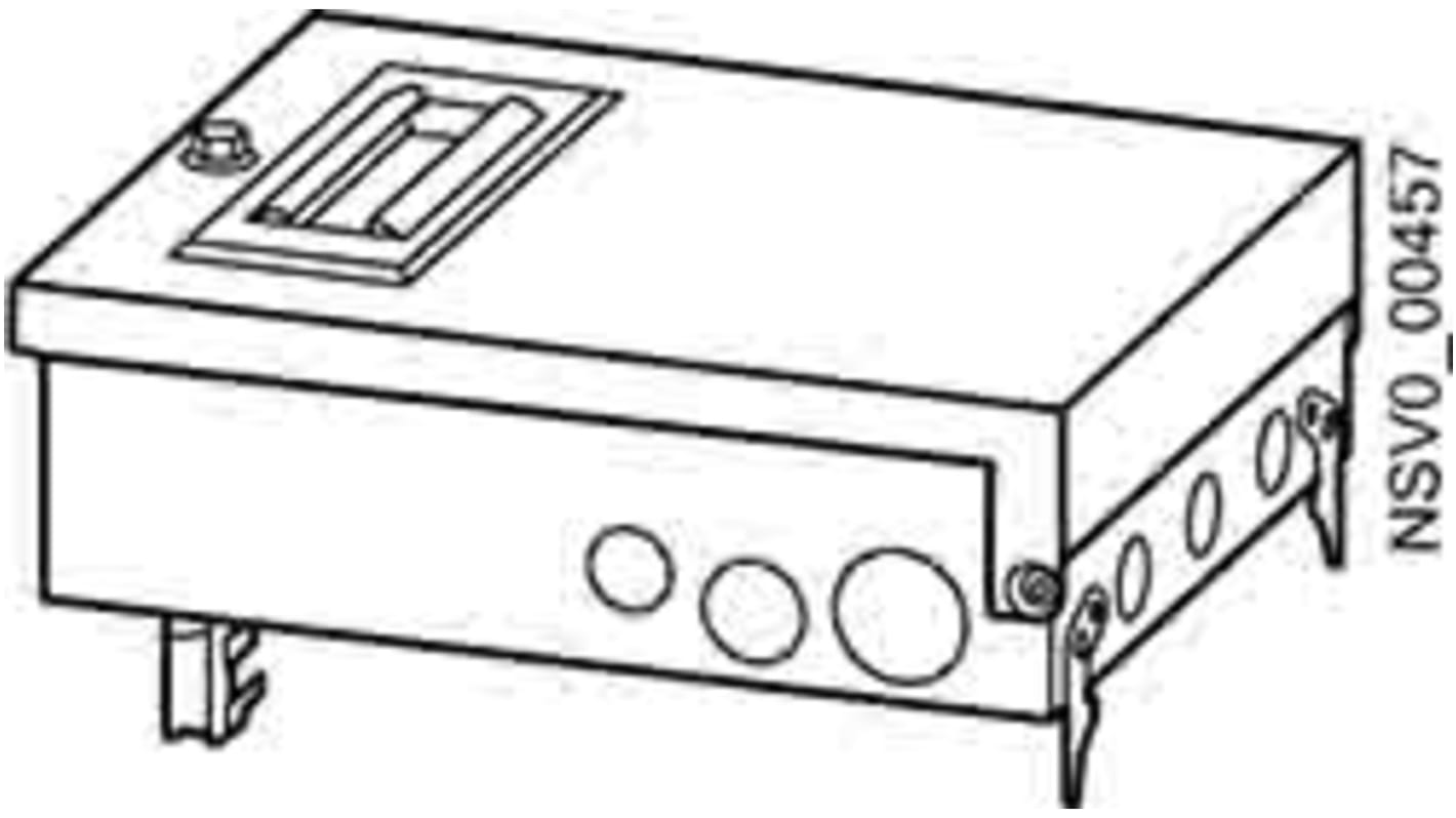 Unité de dérivation pour gaine électrique de jeu de barres Siemens 320 x 205 x 160mm, série BD2