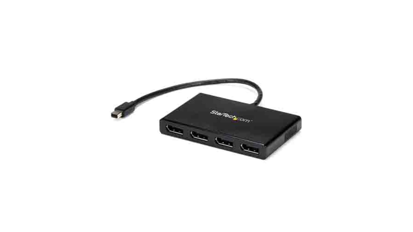 StarTech.com 4 port Mini DisplayPort to DisplayPort Adapter, 4K @ 30 Hz Maximum Resolution