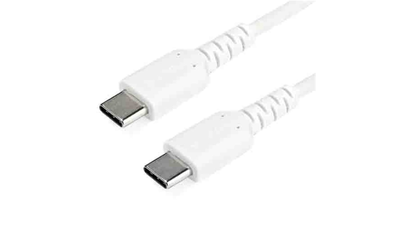 StarTech.com USB-kabel, Hvid, USB C til USB C, 2m