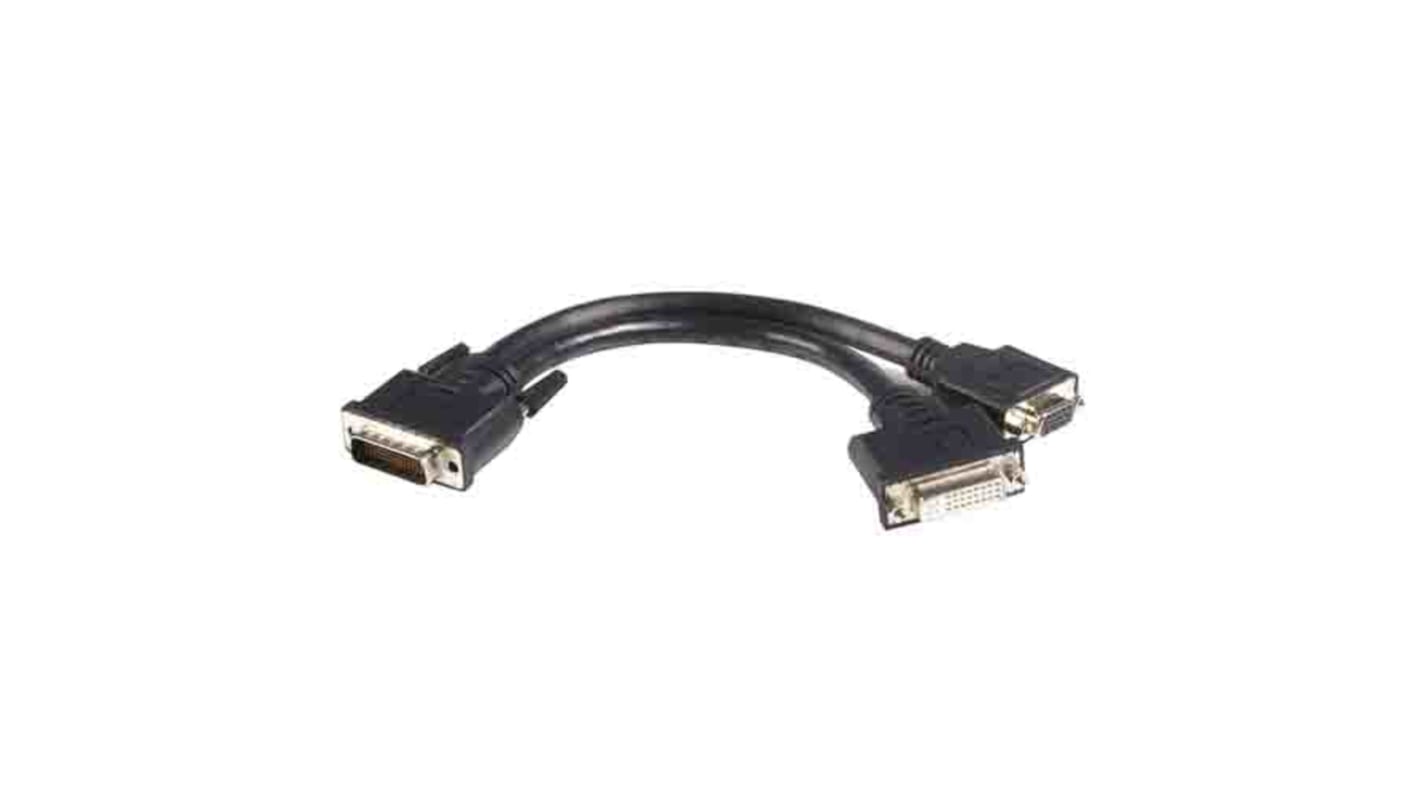 StarTech.com, Male DMS-59 to Female DVI-I Dual Link, VGA  Cable, 200mm