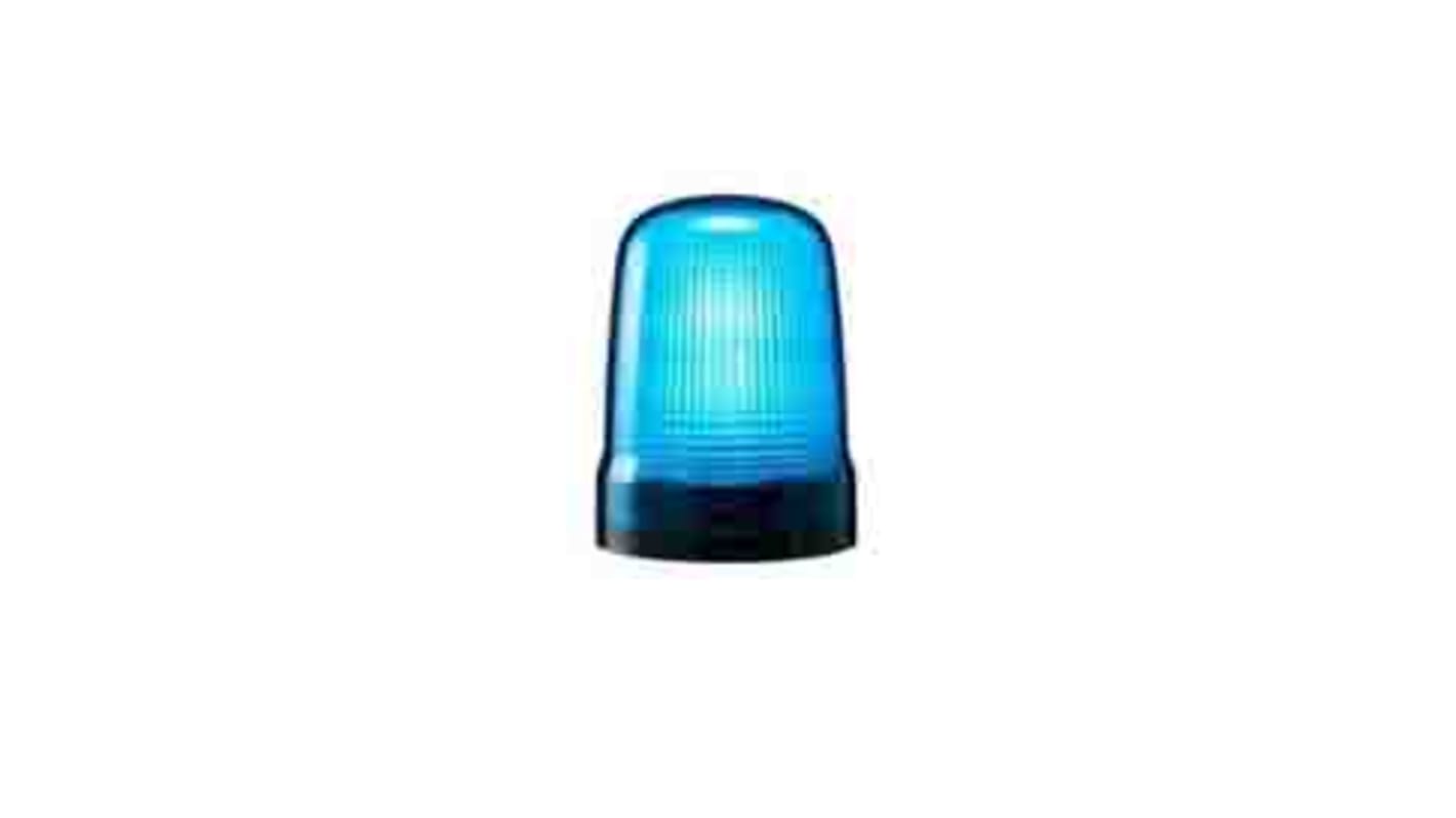 Patlite SK Series Blue Sounder Beacon, 12→24 VDC, IP23 (IP65: with rubber gasket 'SZW-103'), Base Mount