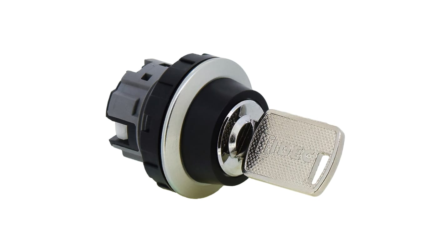 Testa selettore Idec serie CW4K-3A, 3 posizioni
