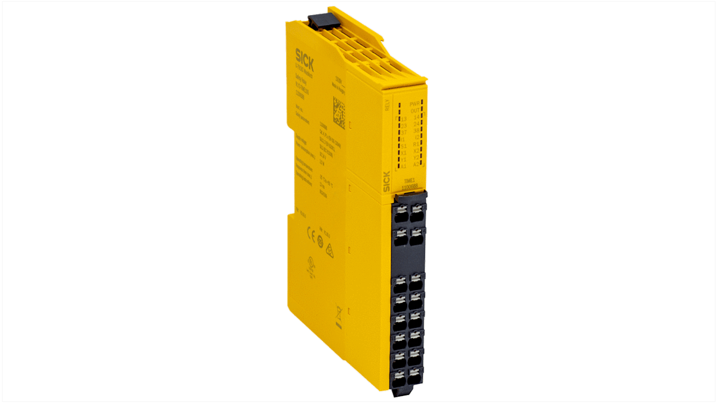 Relè di sicurezza SICK RLY3, 24V cc, 2 canali, 2 contatti di sicurezza