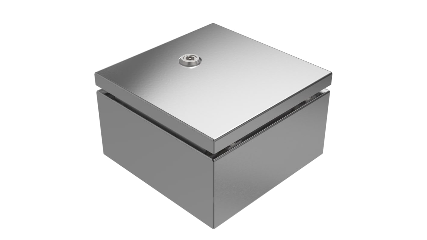 Contenitore a parete RS PRO in Acciaio inox, col. Acciaio, IP66