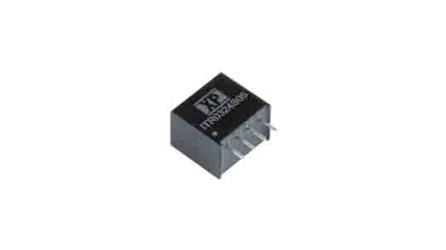 XP Power ITR03 DC-DC Converter, 15V dc/ 200mA Output, 4.5 → 5.5 V dc Input, 3W, Through Hole, +100°C Max Temp