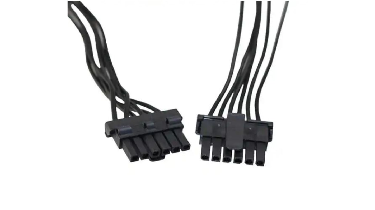 Cavo filo-scheda Molex Micro-Fit TPA, L. 1m, passo 3mm