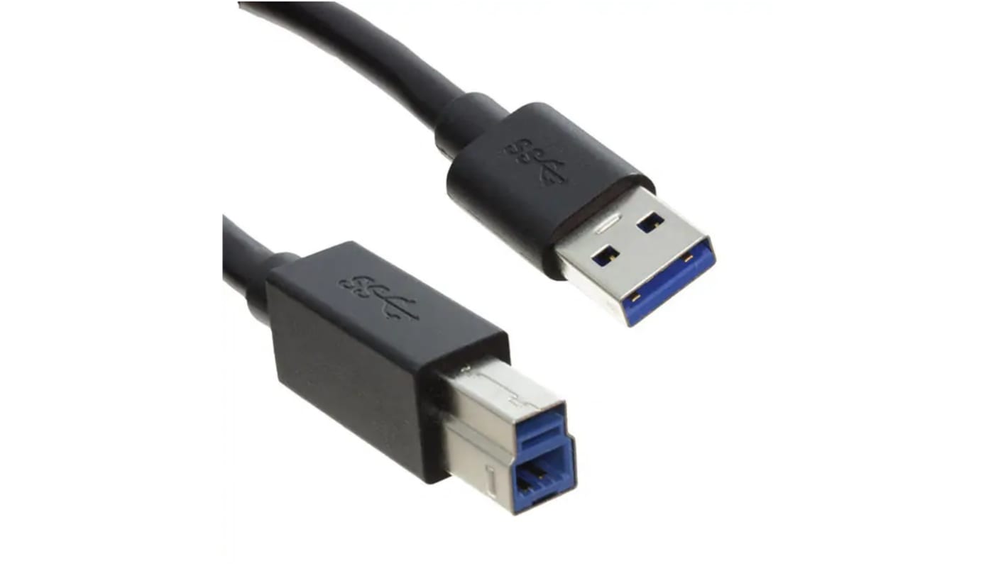 Molex USB 3.0, Male USB A to Male USB B, 1.5m