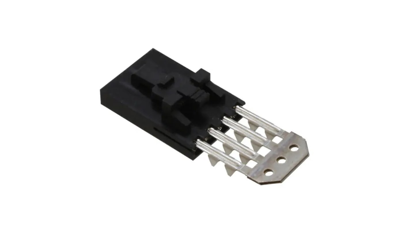 Molex FPC连接器, 母座, 4p, 2.54mm间距, PCB安装, 垂直, 70430系列