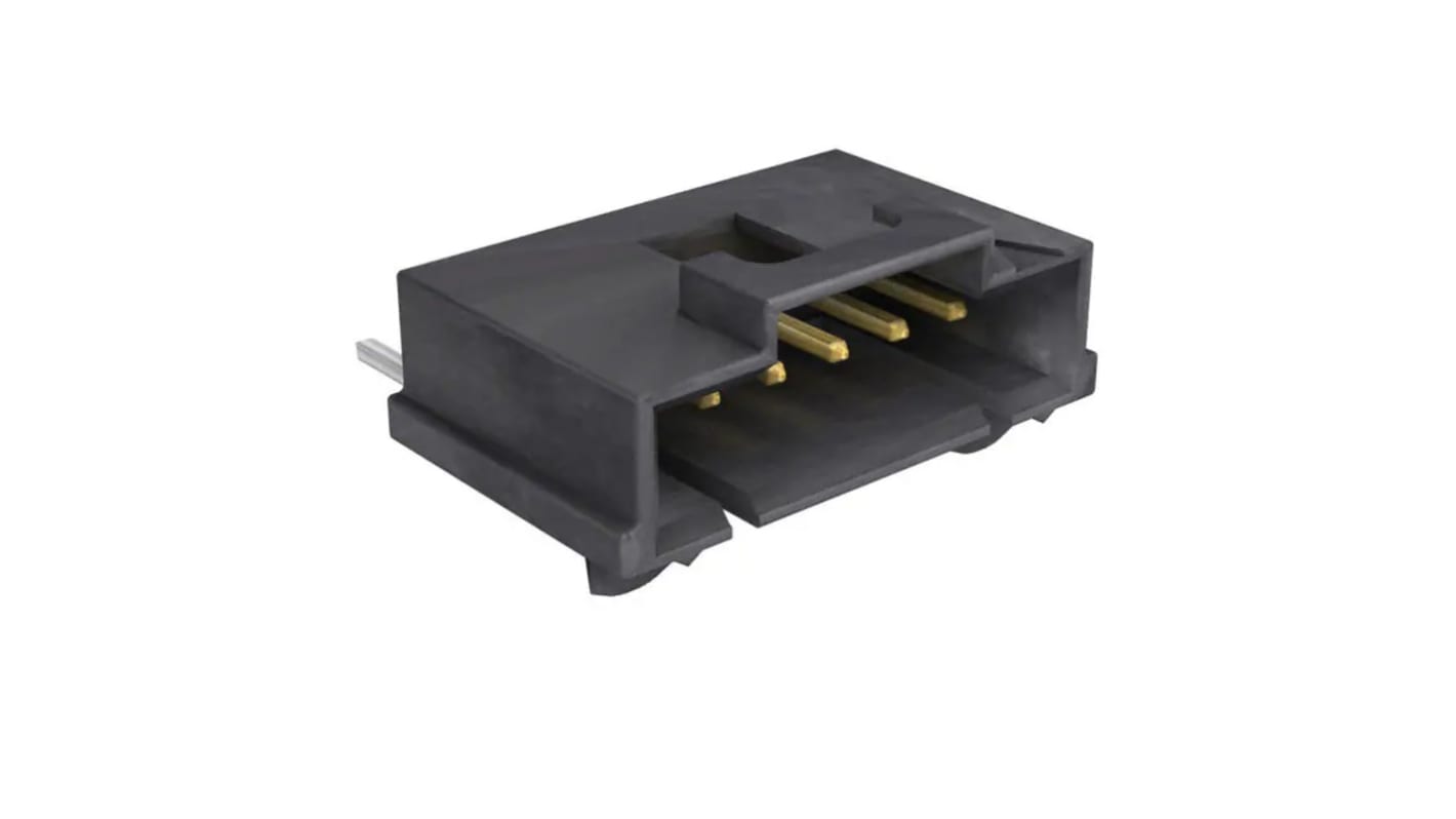 Molex SL Series Right Angle Surface Mount PCB Header, 6 Contact(s), 2.54mm Pitch, 1 Row(s)